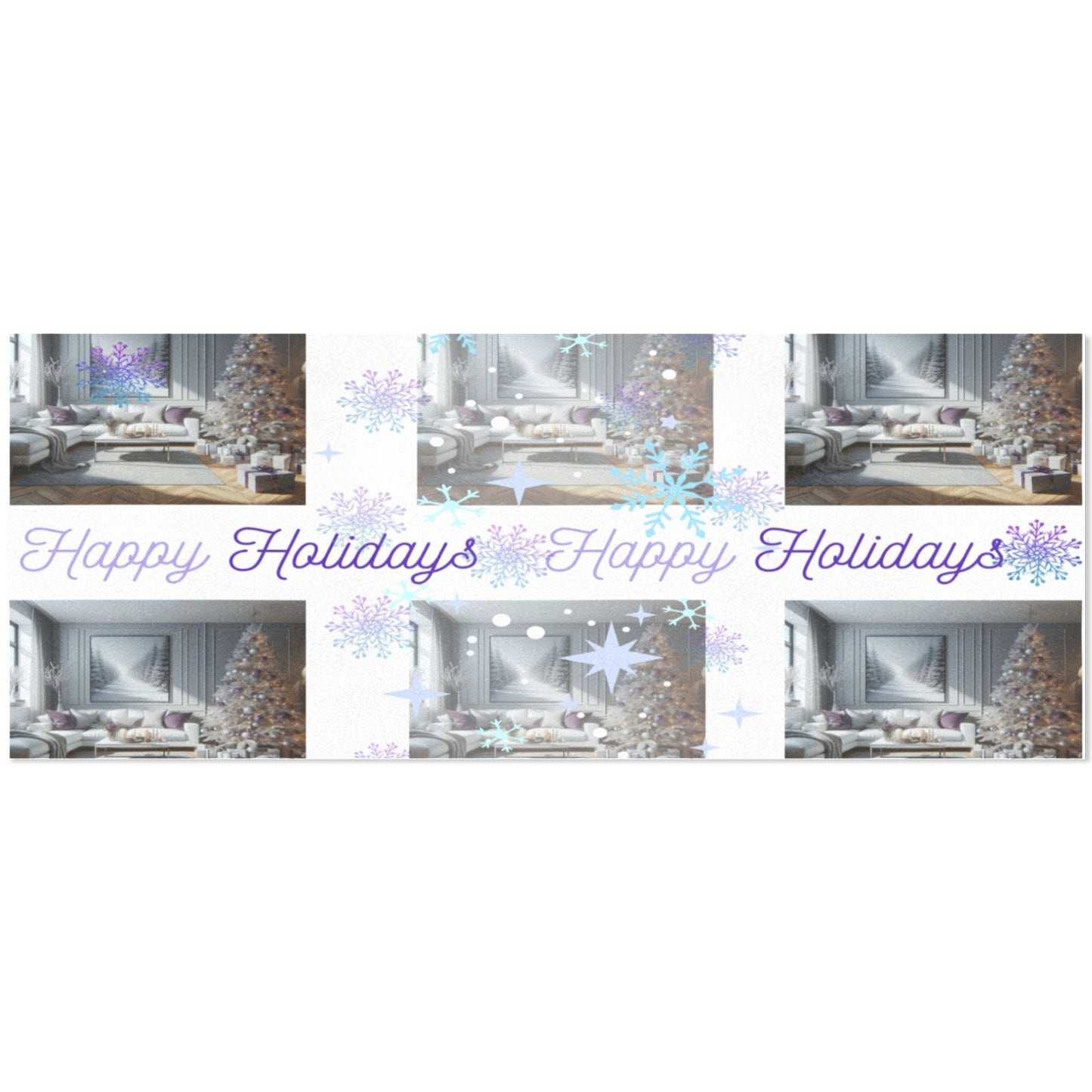 Elegant Holiday Wrapping Paper – "Winter Wonderland" Collection