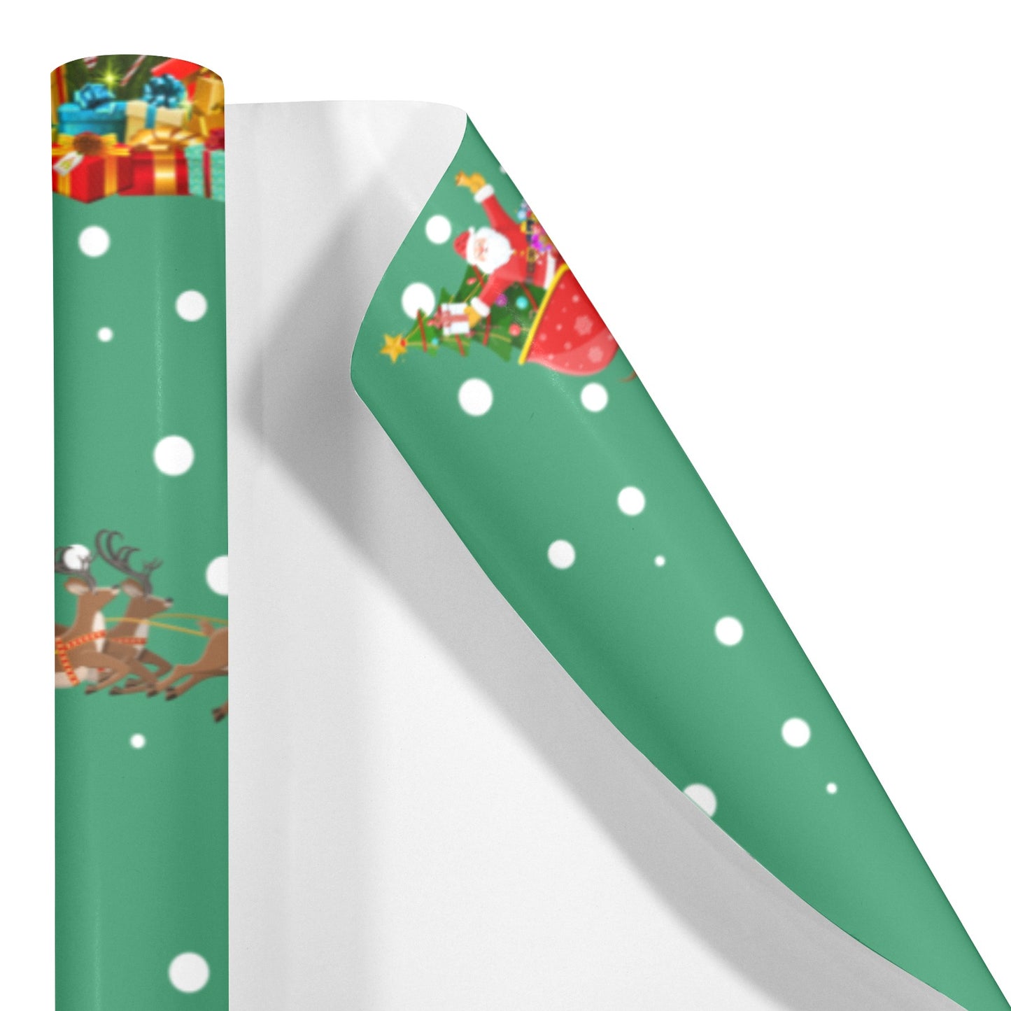 Jolly Christmas Magic Wrapping Paper – Santa, Trees & Presents