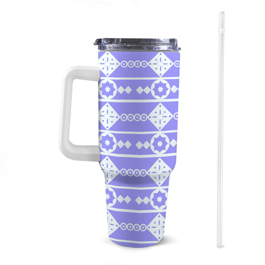 Purple Holiday 40oz Tumbler