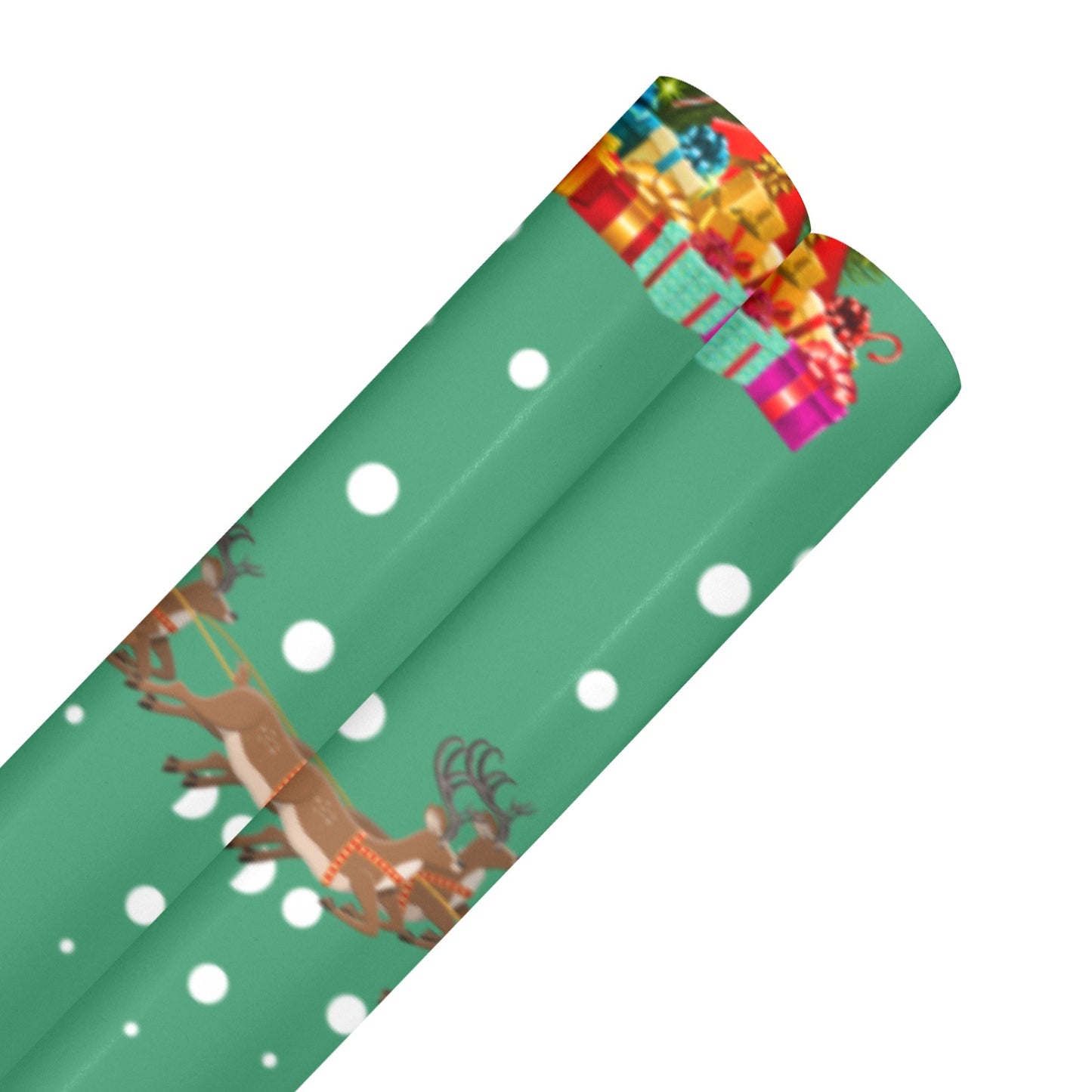 Jolly Christmas Magic Wrapping Paper – Santa, Trees & Presents