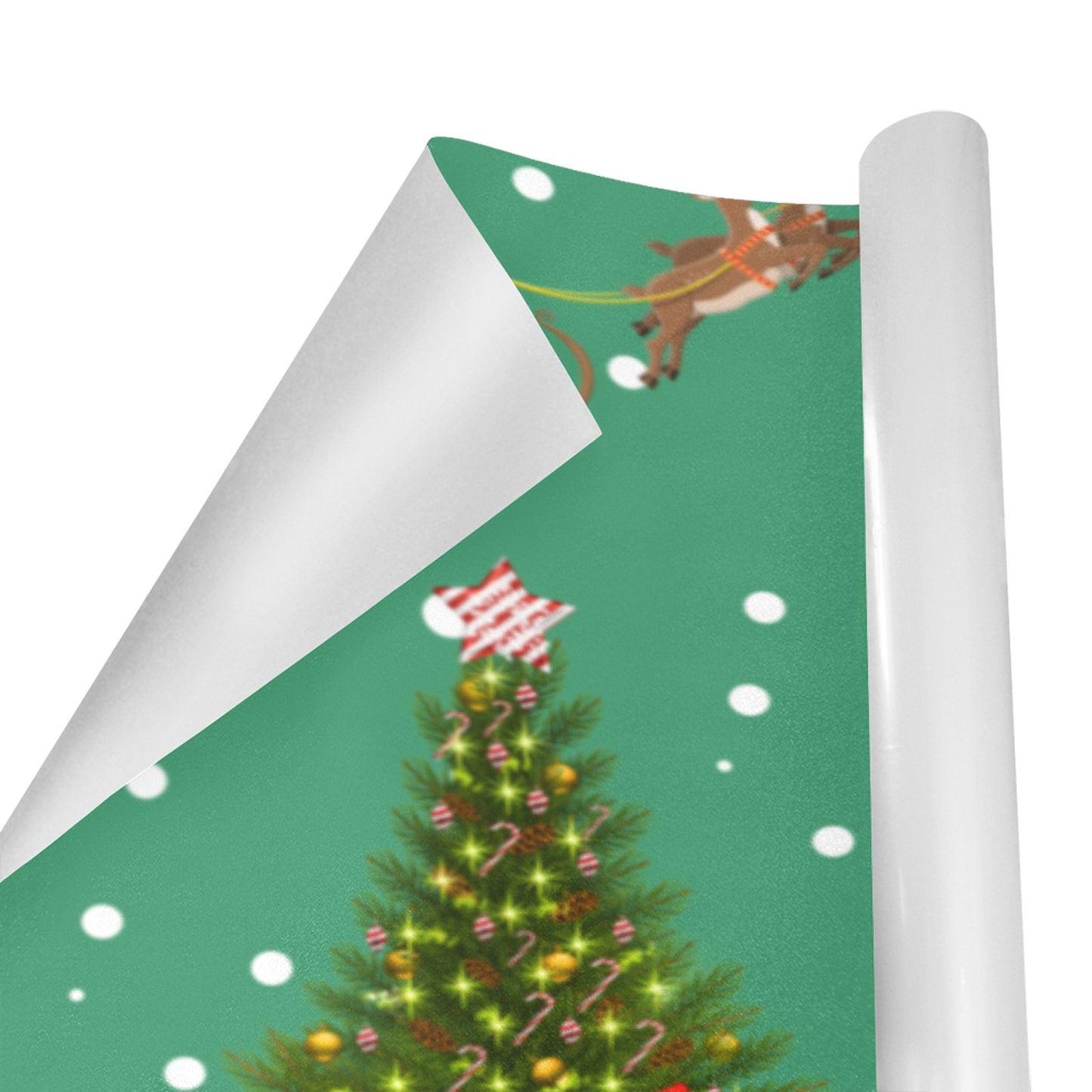 Jolly Christmas Magic Wrapping Paper – Santa, Trees & Presents