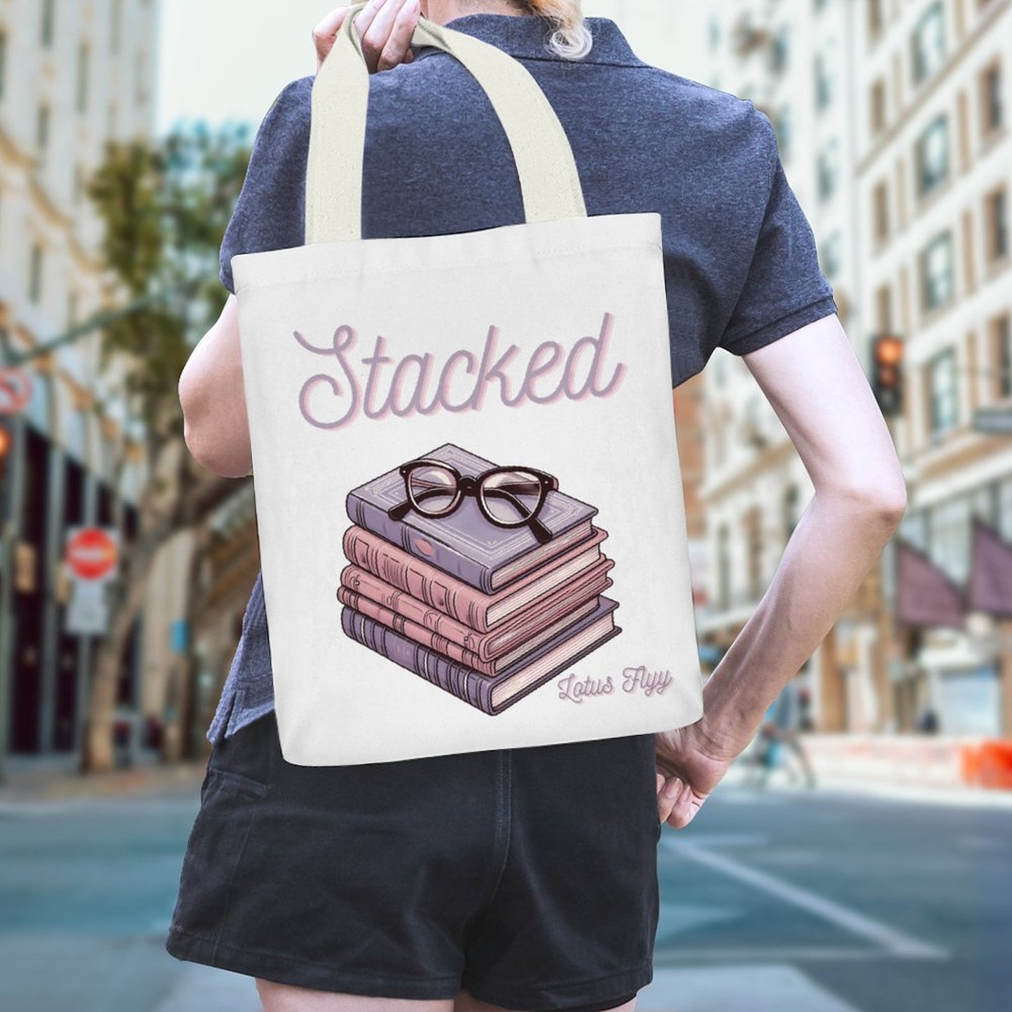 Stacked Tote Bag